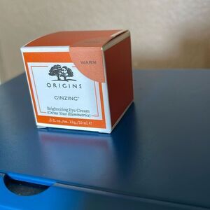ORIGINS Ginzing Eye cream Warm Brightens Depuffs Reduces dark circles NEW